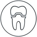 Icon style image for treatment: Dental crowns